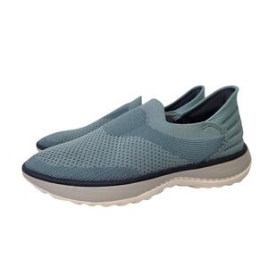 L.L.Bean Women's Size 7 Freeport Easy On True Comfort Slip-On Knit Sneakers Teal